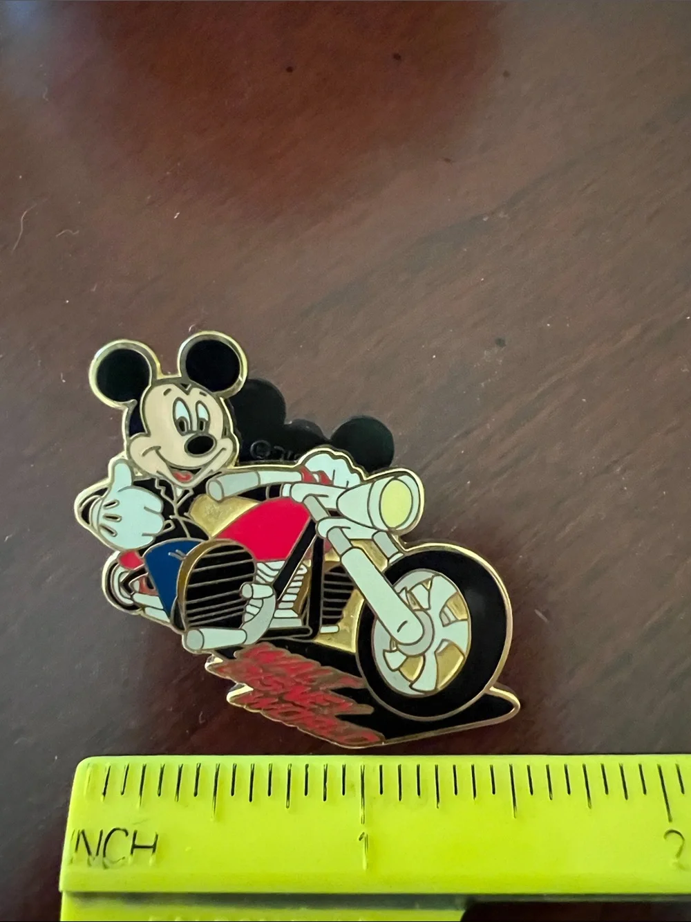 Disney Mickey Mouse Motorcycle Enamel Pin